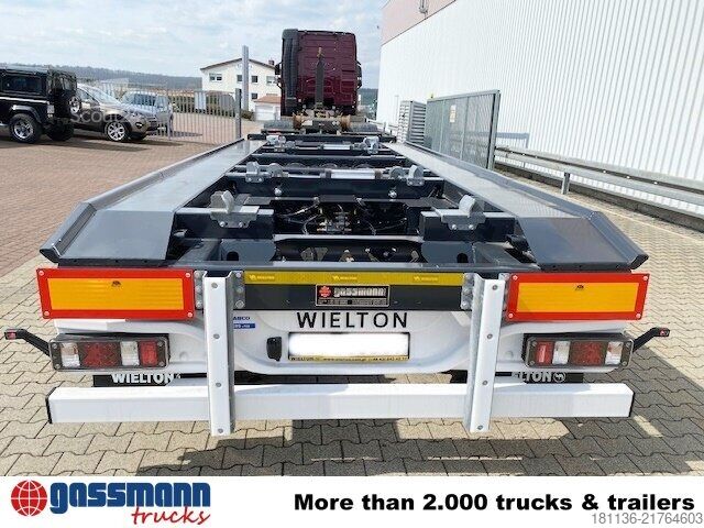 Reboque roll off Wielton PS2P70B Abrollanhänger bis 7,25 m Behälter