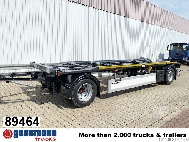 Reboque roll off Wielton PS2P70B Abrollanhänger bis 7,25 m Behälter
