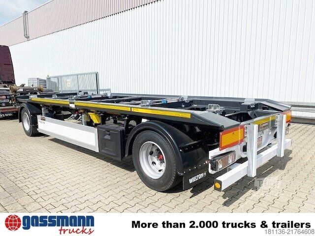 Reboque roll off Wielton PS2P70B Abrollanhänger bis 7,25 m Behälter