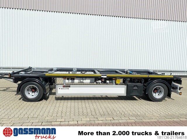 Reboque roll off Wielton PS2P70B Abrollanhänger bis 7,25 m Behälter