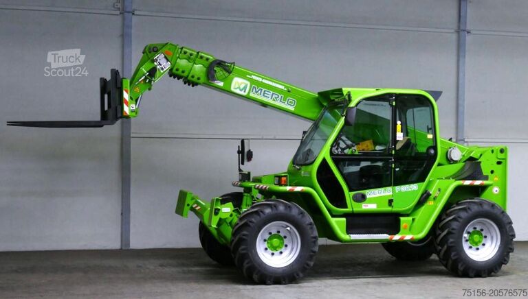 Teleskopisk arm gaffeltruck Merlo P 38.13 - 4x4x4 - 13m / 3.8t. vgl. 38.14