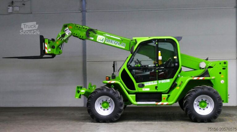 Teleskopisk arm gaffeltruck Merlo P 38.13 - 4x4x4 - 13m / 3.8t. vgl. 38.14