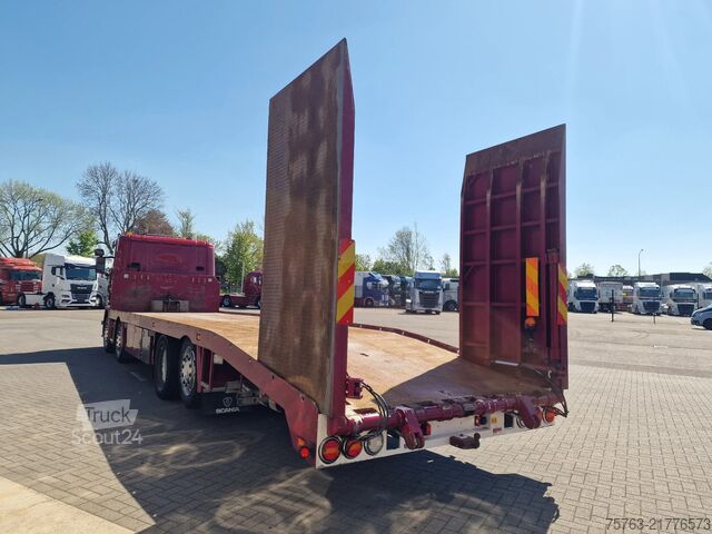 Dodávka na prepravu áut Scania G410 8x2*6 - Machine transporter - Loading ramp...