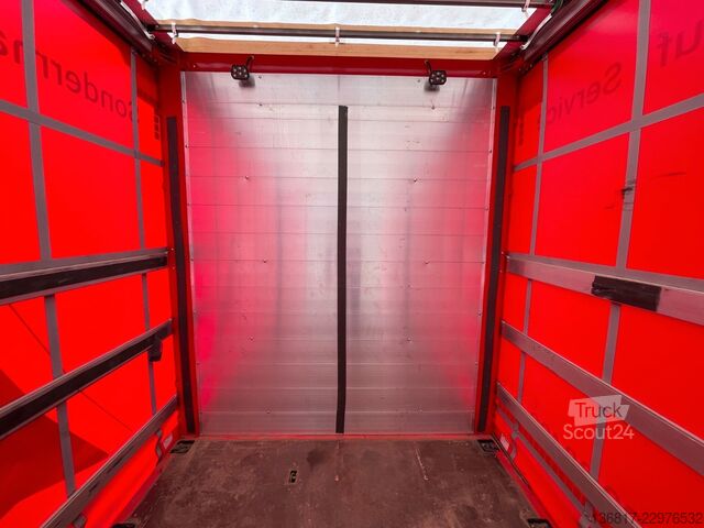 Camión plataforma con toldo DAF XF530 FAN LLL Plane Lenk/Lift Hydr. Auffahrrampe