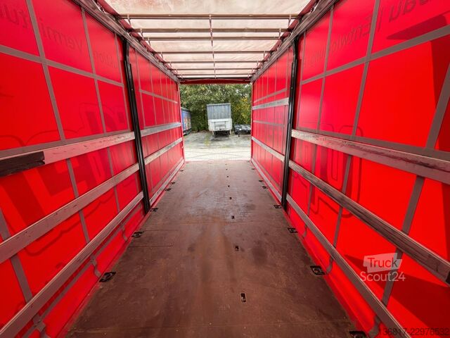 Camión plataforma con toldo DAF XF530 FAN LLL Plane Lenk/Lift Hydr. Auffahrrampe