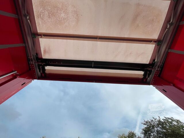 Camión plataforma con toldo DAF XF530 FAN LLL Plane Lenk/Lift Hydr. Auffahrrampe