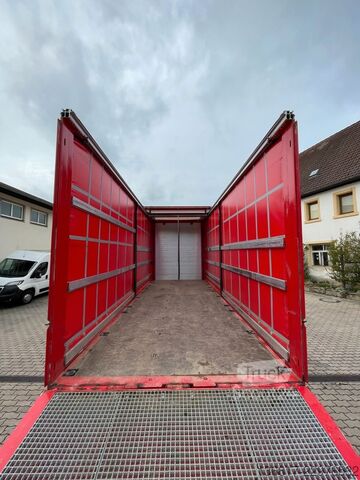 Camión plataforma con toldo DAF XF530 FAN LLL Plane Lenk/Lift Hydr. Auffahrrampe
