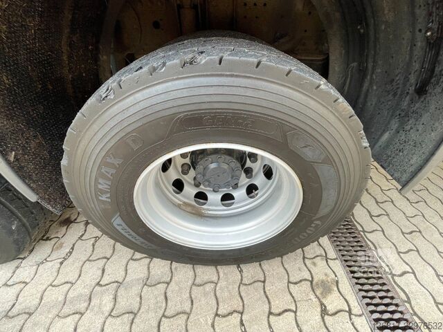 Camión plataforma con toldo DAF XF530 FAN LLL Plane Lenk/Lift Hydr. Auffahrrampe