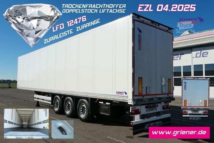 Kofferauflieger SCHMITZ CARGOBULL SKO 24/ ZURRLEISTE / DOPPELSTOCK / LIFT FP30