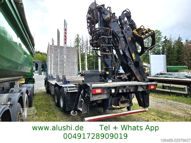 Faházszállító teherautó VOLVO 540 6X4 Kran Epsilon 105 Z Blatt / Blatt
