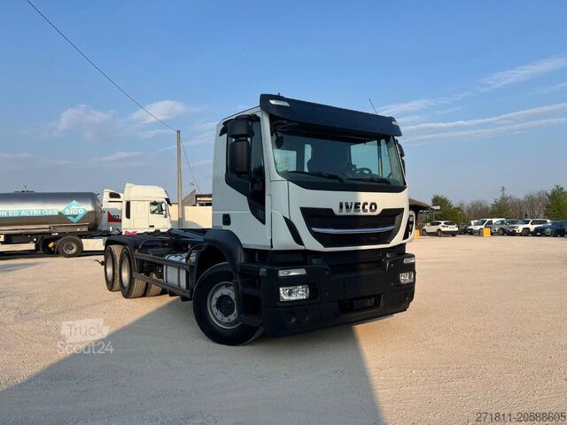 Tovornjak s kavljem za kontejnerje IVECO IVECO STRALIS 460 X-WAY USATO SCARRABILE 6X4