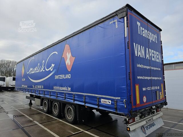 Sliding tarpaulins SCHMITZ SCB*S3T MEGA,HUBDACH,EDSCHA