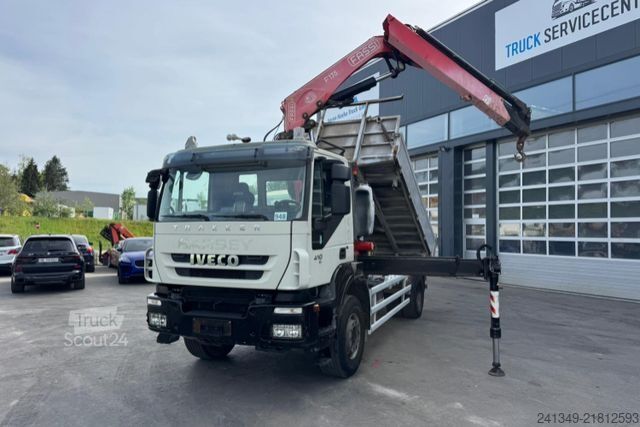 Damperli kamyon IVECO Trakker 410 4x2 Fassi 175-3