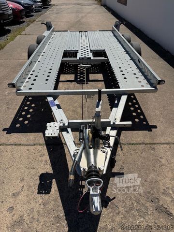 Przyczepa do przewozu samochodów IFOR WILLIAMS CT136 Auto-Transporter+Auffahrrampen+Hohe Nutzla