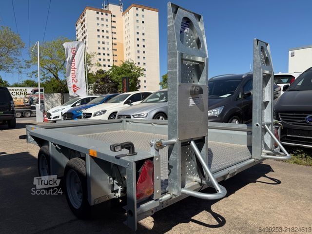 Alacsony rakodószintű pótkocsi IFOR WILLIAMS GX106 Baumaschinen-Transporter+300cmx184cm