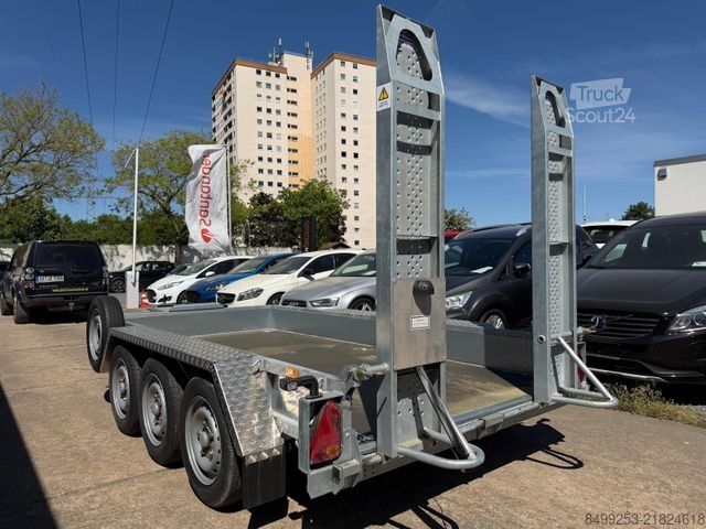 Tieflader Anhänger IFOR WILLIAMS GP126 Baumaschinen-Transporter+Tridem+Hohe Nutzl