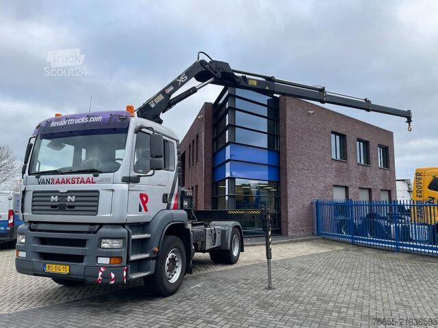 Standard-SZM MAN TGA 18.310 Hiab 166 E-3 HIDUO Crane-Kran + Remo...