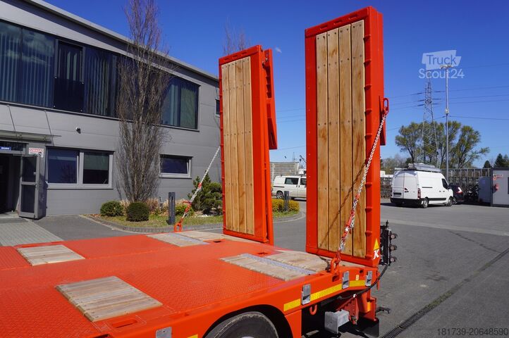 Flak semi-släpvagn Kässbohrer LB3E low-bed semi-trailer / 2025/ 4 axl