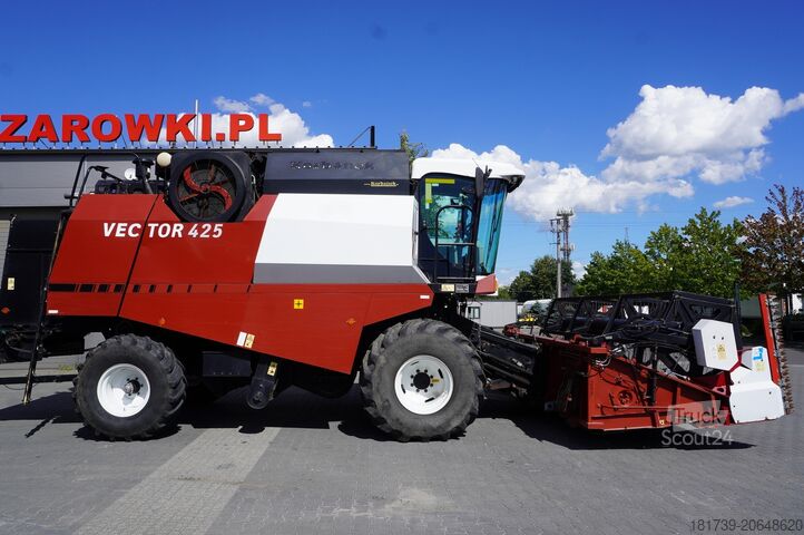 Mähdrescher ROSTSELMASH VECTOR 425 RSM-101 grain harvester+Heade