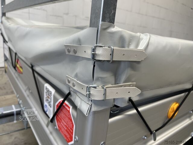 Boxsläpvagn Böckmann TL-AL 2513/135 Profi & Flachpl Kastenanhänger ge