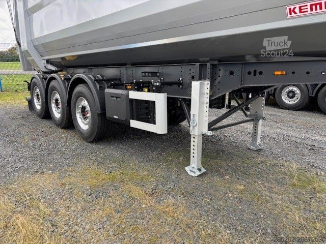 Tippsemitrailer KEMPF Stahlhalbschalenmulde 3x9t, SKM 36/3 SR, 41 cbm