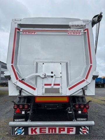 Tippsemitrailer KEMPF Stahlhalbschalenmulde 3x9t, SKM 36/3 SR, 41 cbm