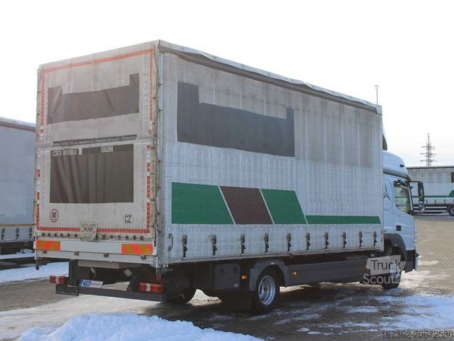 Schuifzeil bestelwagen MERCEDES-BENZ ATEGO 816, EURO 6, SECONDARY AIR CONDITIONING
