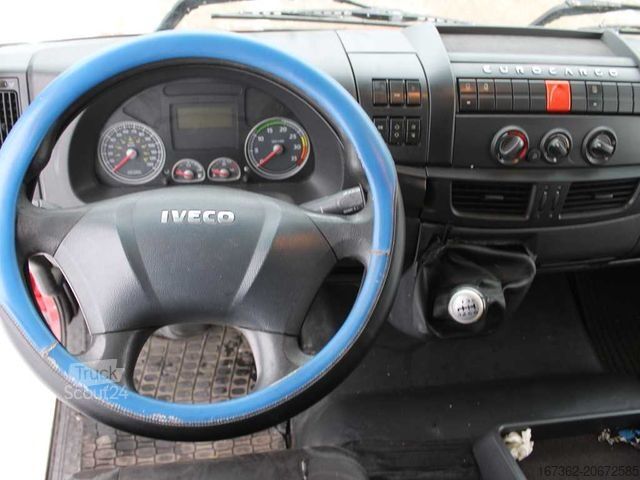 Flatbed truck with tarp IVECO EUROCARGO 120E22, EURO 5, SIDEWALLS