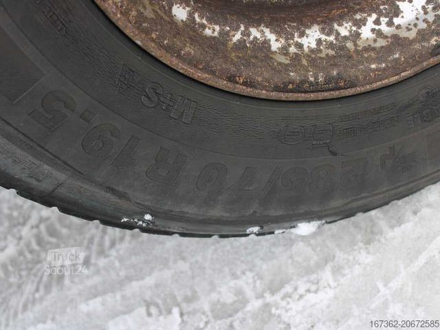 Flatbed truck with tarp IVECO EUROCARGO 120E22, EURO 5, SIDEWALLS