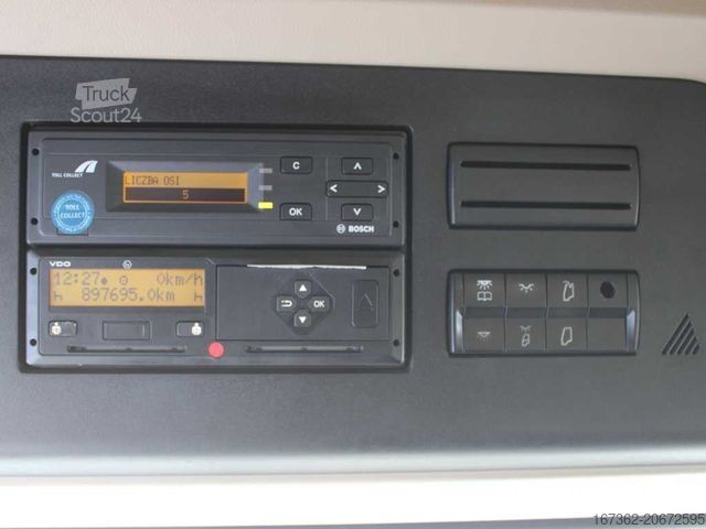 Nákladné auto s plochou korbou a plachtou MERCEDES-BENZ Actros 2545, 6X2, EURO 6, TRANSIT SET + PANAV