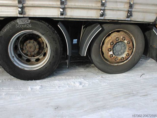 Nákladné auto s plochou korbou a plachtou MERCEDES-BENZ Actros 2545, 6X2, EURO 6, TRANSIT SET + PANAV