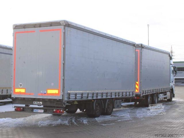 Tovornjak jumbo MERCEDES-BENZ Actros 2545, 6X2, EURO 6, TRANSIT SET + PANAV