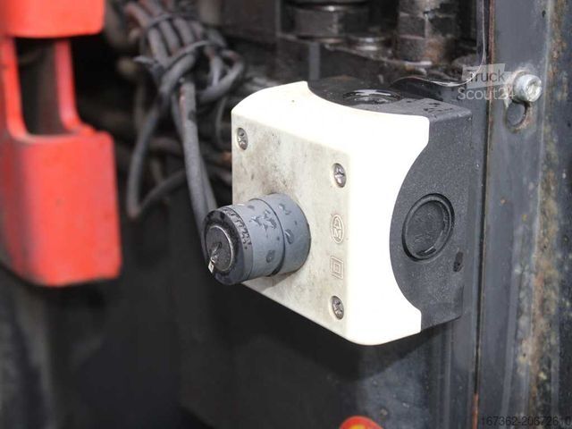 Platós teherautó DAF LF 55.250, EURO 4, SIDEWALLS, PALFINGER PKK15500