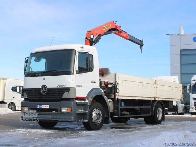 Platós teherautó MERCEDES-BENZ ATEGO 1828, EURO 5, BO?NICE, PALFINGER PK10000