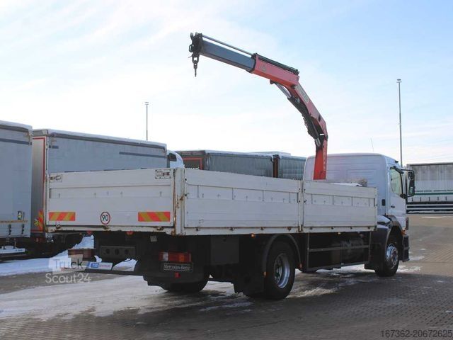 Platós teherautó MERCEDES-BENZ ATEGO 1828, EURO 5, BO?NICE, PALFINGER PK10000