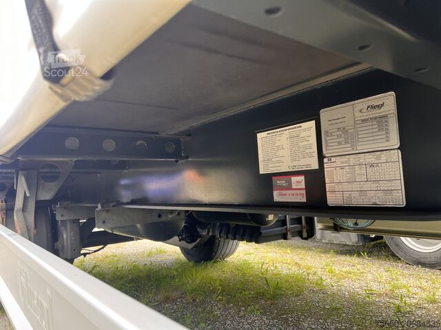 Åben trailer med presenning Fliegl ZPS180  2 Achs Jumbo- Planen, Mega, durchladbar