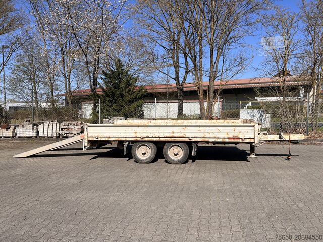 Zema kravnes piekabe HIRTH TT  Tandemtieflader