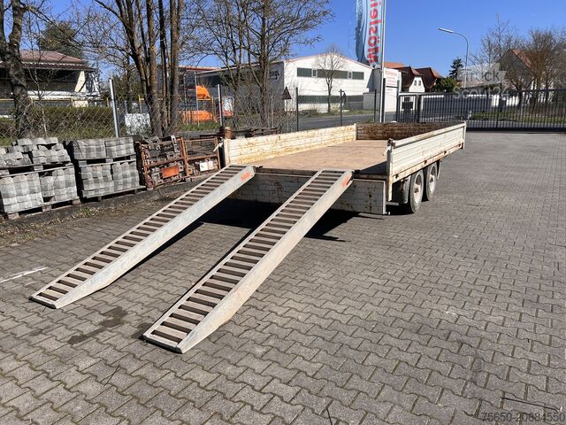 Zema kravnes piekabe HIRTH TT  Tandemtieflader