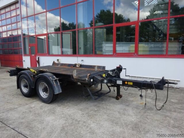 Siloanhænger Hueffermann HTM13 13 t Tandem- Absetztmulden Anhänger