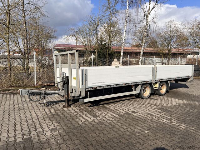 Åben trailer Humbaur HBTZ 137224 14,4 t Tandem- Pritschenanhänger- Tieflader