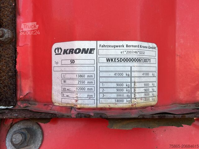 Schuifzeilen Krone Profi Liner / Mega / Curtinside / BPW Drum / NL...