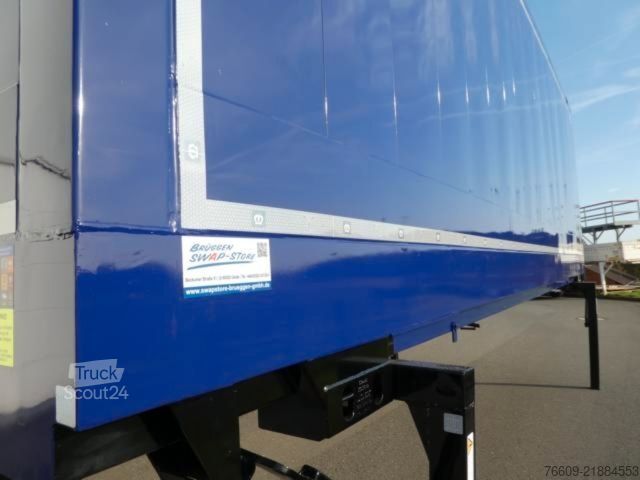 Remorque porte-caisson KRONE Heck Alu.- Rolltor