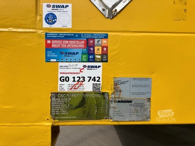 Prikolica z zamenljivo nadgradnjo KRONE Wechselbrücke Koffer