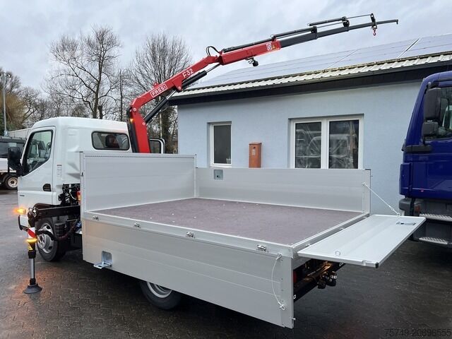 Pick-up panelvan Fuso 3S15 Alu Pritsche 2.80m Ladekran Funk! sofort verfügbar!