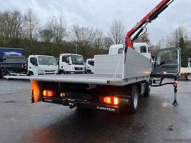 Pick-up panelvan Fuso 3S15 Alu Pritsche 2.80m Ladekran Funk! sofort verfügbar!