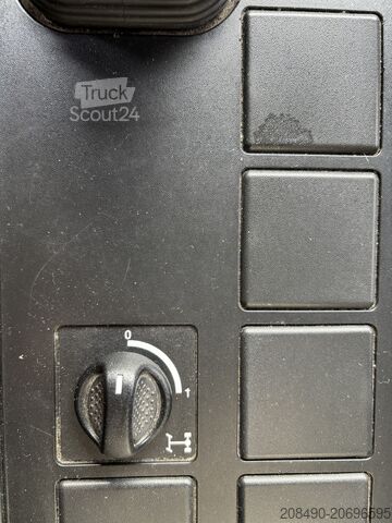 Truck with flatbed, tarpaulin cover, and tail lift Iveco Eurocargo 75-160 Pritsche Plane LBW