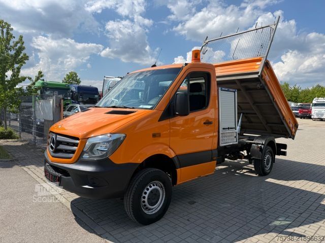 Tippbil skåpbil MERCEDES-BENZ Sprinter 316 CDI /4x4 Allrad/Kipper/AHK