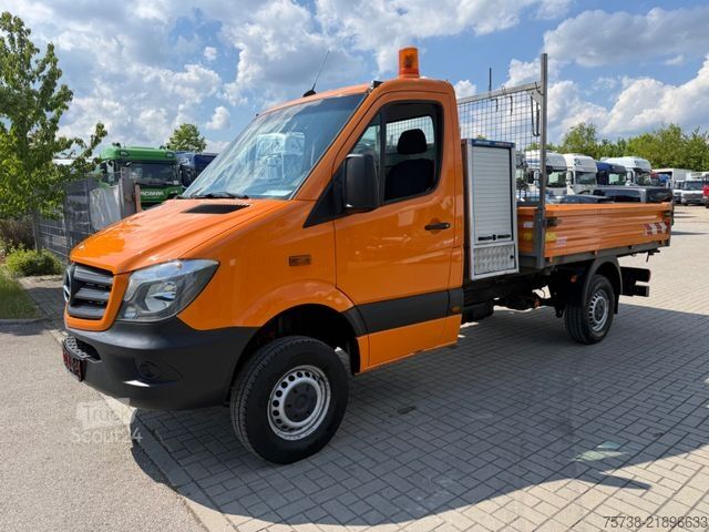 Tippbil skåpbil MERCEDES-BENZ Sprinter 316 CDI /4x4 Allrad/Kipper/AHK