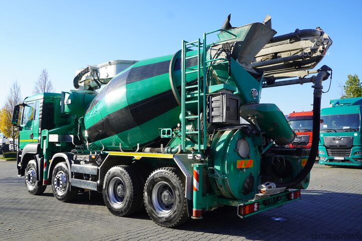 Pompsnavel MAN TGS 35.480 8x4 Concrete Mixer Pump truck