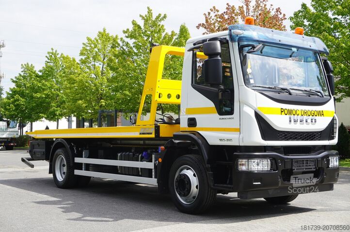 пониженная крановая платформа Iveco Eurocargo 160-210 / 75,000 km! / OMARS l